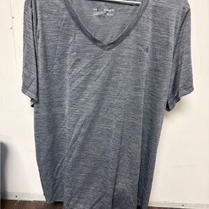 Under Armour Men's Charcoal V-Neck Tee